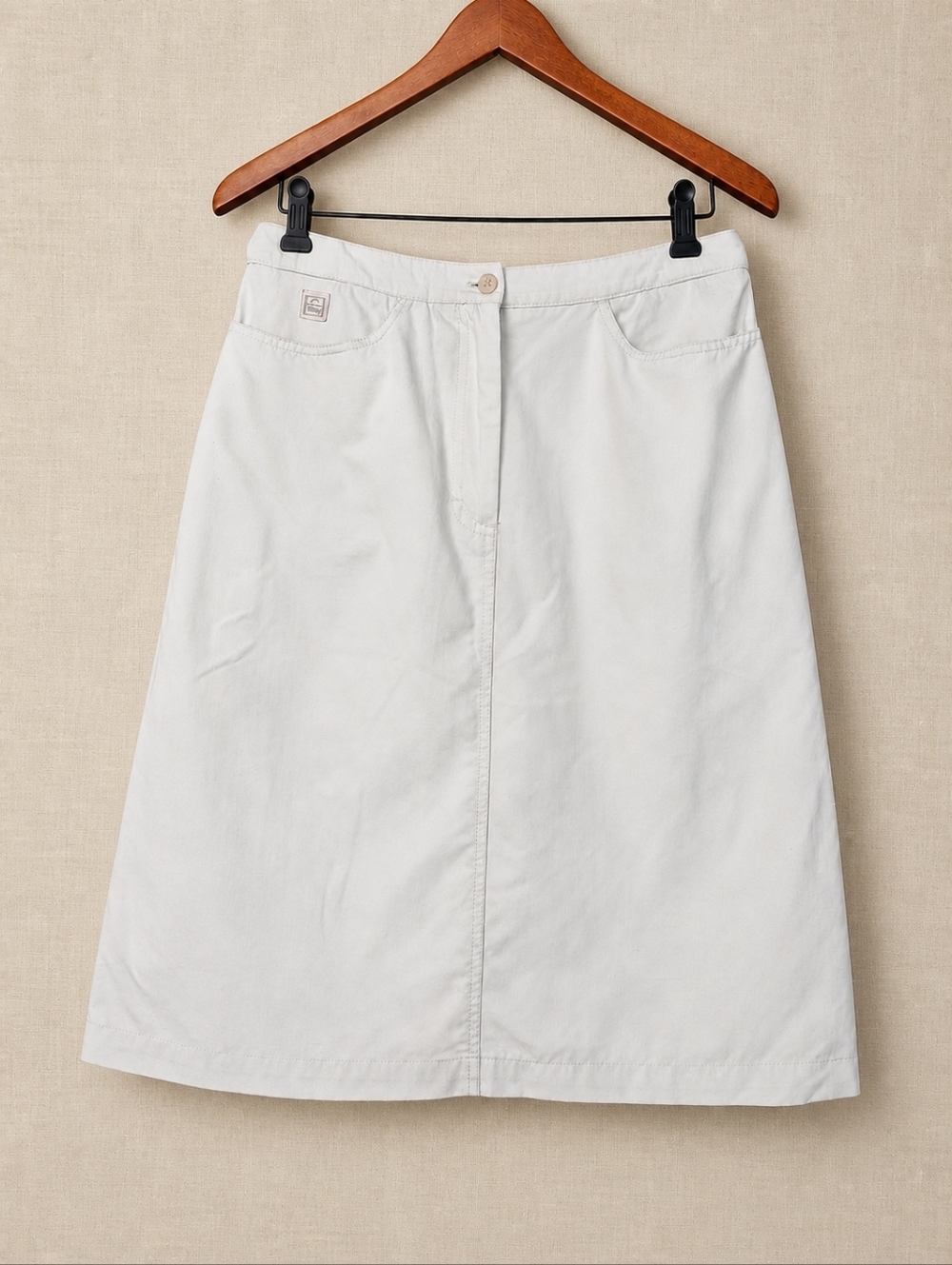 Tilley Endurables Made In Canada Safari Utility Skirt Size 10 Beige